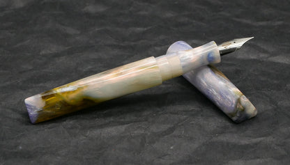 Prospector - Medium - D Squared Arkansas Abalone resin - #6 nib