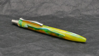 Preston Ballpoint - D Squared Arts Kaleidoscope resin - clip