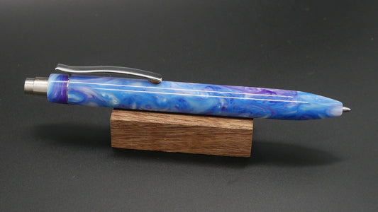 Preston Ballpoint - Mutt Blanks blues and purples resin - clip (3)