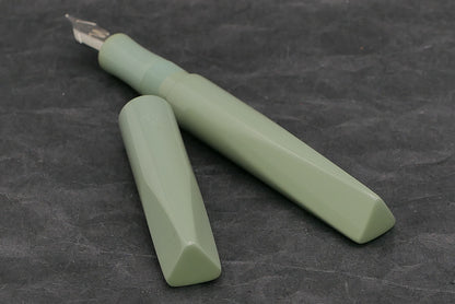 Prospector - Small - SEM Sage Green ebonite - #6 nib