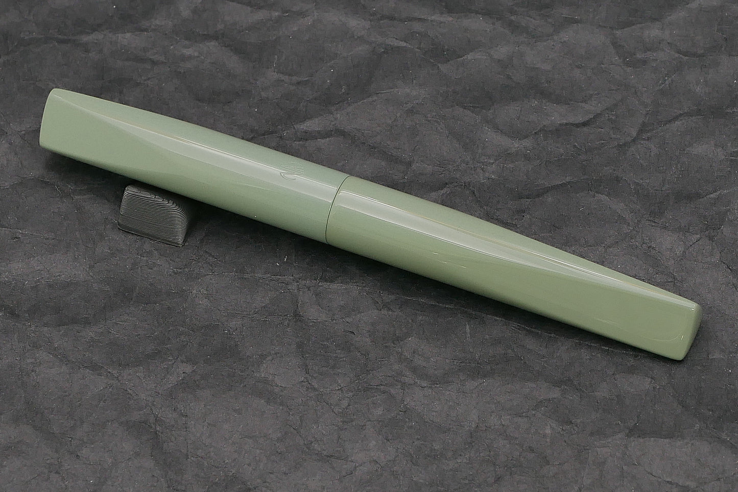 Prospector - Small - SEM Sage Green ebonite - #6 nib